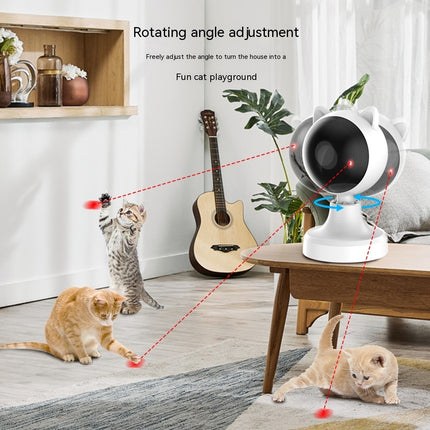 Smart Laser Cat Teaser Toy – USB Rechargeable Interactive Play | Petpexi