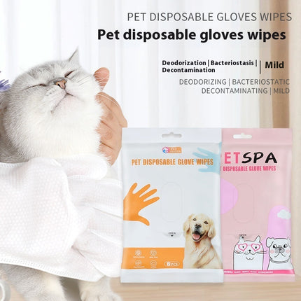 Pet Wipes Gloves for Dogs – Spa-Quality Wash-Free Deodorant & Dry Cleaning | Petpexi