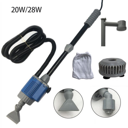 Fish Tank Gravel Cleaner – Electric Aquarium Sand Vacuum 20W/28W | Fast Free Shipping USA | PetPexi