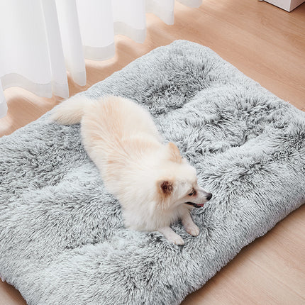 Washable Large Dog Sofa Bed Mats - Long Plush Pet Kennel, Multiple Sizes | PetPexi
