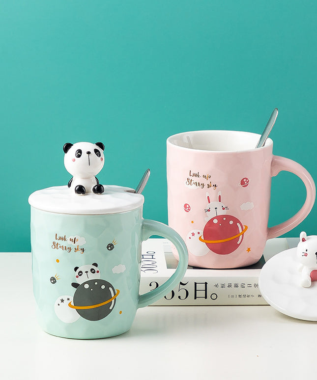 Animal Cartoon Creative Stereoscopic Mug – 350ml Premium Ceramic | PetPexi