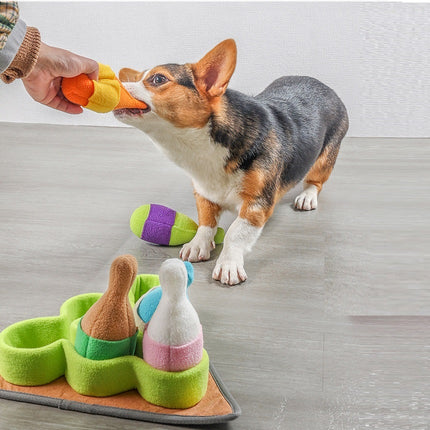 Pet Puzzle Play Tibetan Bowling Toy for Dog Training & Fun | Petpexi