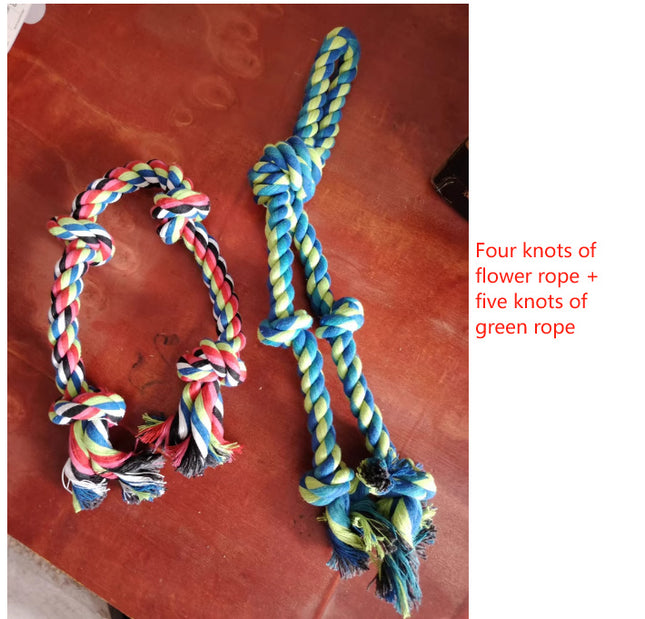 Heavy-Duty Rope Knot Chew Toy for Large Breeds - Petpexi
