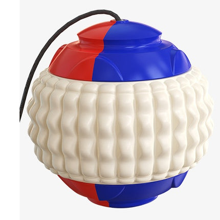 PetPexi Retractable Rope Hand Throwing Ball Dog Toy - Teeth Cleaning & Interactive Play