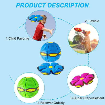 Magic Flying Saucer Ball for Dogs & Kids – Interactive Transforming Toy | petpexi.com