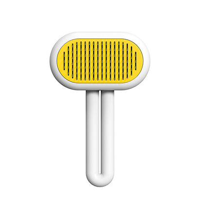 Pet Grooming Brush for Cats & Dogs – Stainless Steel Shedding Comb with Massage & Easy Clean | Petpexi