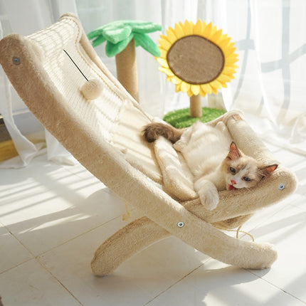 Pet Cat Sofa Bed Sunbathing Chair – Cozy Reclining Cat Lounger | PetPexi