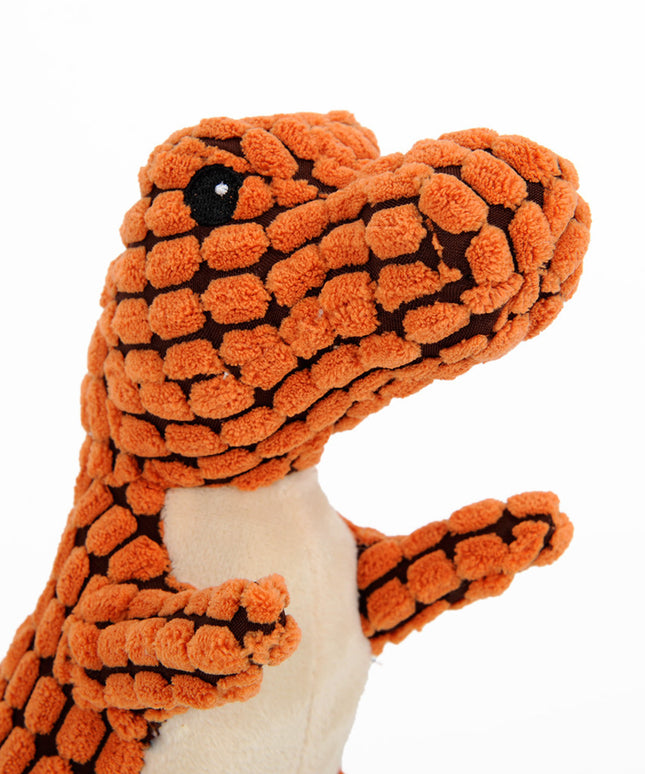 Dinosaur Pet Toy for Giant Dogs and Chihuahuas - Interactive Chew Toy with Squeaker