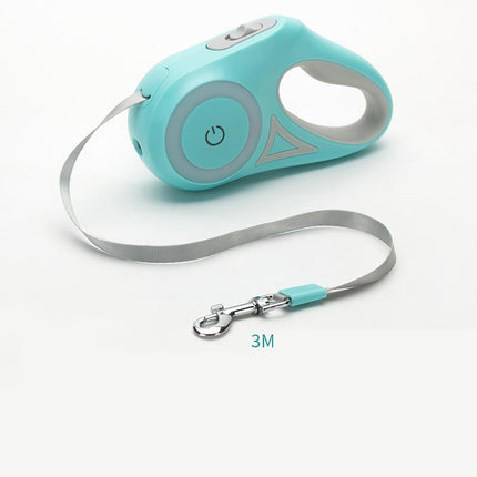 Retractable Dog Leash & Collar Set – Automatic Lock, Telescopic Pet Traction Rope | Petpexi