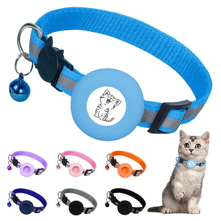 Apple Airtag Tracker Protective Cover with Reflective Bell Collar – Anti-Lost Pet Positioning | www.petpexi.com