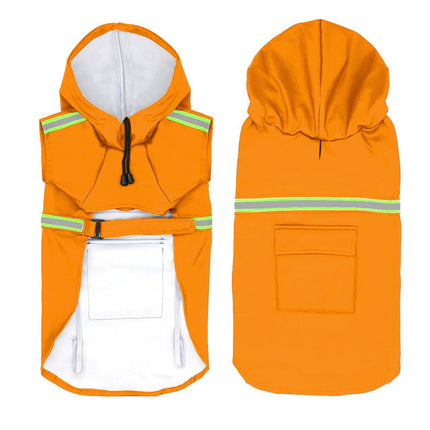 Waterproof Reflective Dog Raincoat with Pocket & Velcro – Stylish & Safe Rainwear | Petpexi