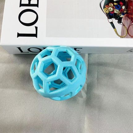 Durable TPR Dog Chew Ball Toy for Interactive Play and Teeth Cleaning - Petpexi