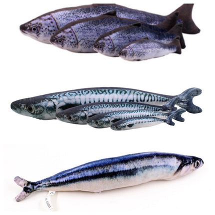Creative Catnip Fish Plush Toy – Realistic Cat Pillow for Play & Comfort | Petpexi