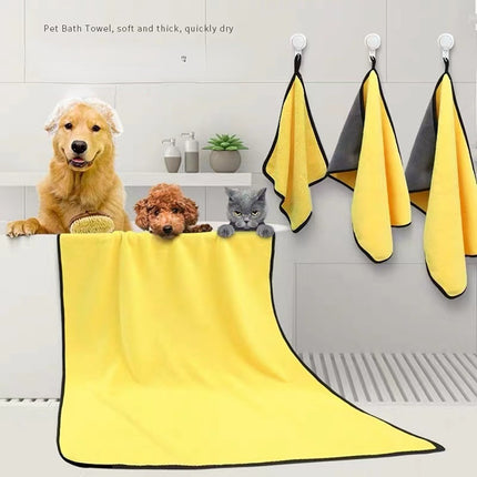 Quick-Drying Dog Towels for Dogs & Cats – Super Absorbent Soft Microfiber | Petpexi
