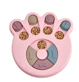 Interactive Dog Puzzle Feeder – Slow Feeding Turntable Toy for IQ Training | petpexi.com