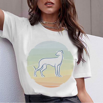 Kawaii Dog Digital Print T-Shirt – Cute Streetwear Tee | PetPexi
