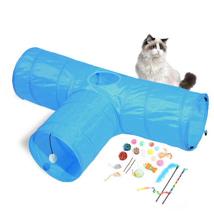 New Foldable Cat Tunnel & Toy Set – Interactive Climbing Path for Cats | Petpexi