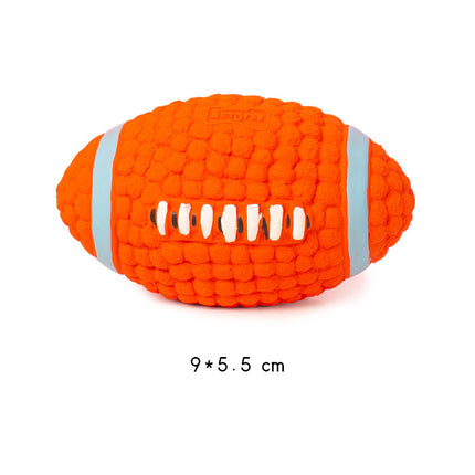 Bite-Proof Latex Squeaky Dog Ball – Interactive Sound Toy | petpexi.com