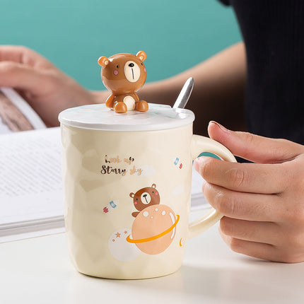Animal Cartoon Creative Stereoscopic Mug – 350ml Premium Ceramic | PetPexi