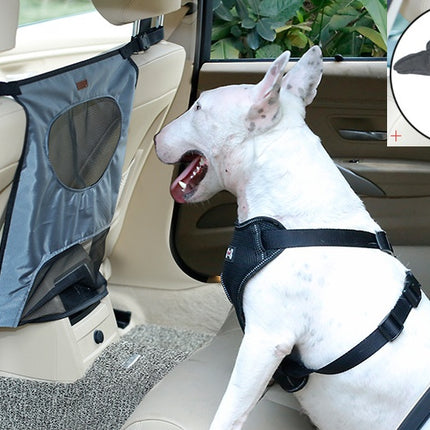 Pet Car Fence Rear Seat Barrier – Anti-Dog Harassment & Safety Net
