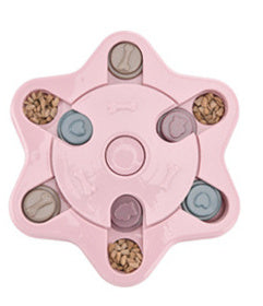 Interactive Dog Puzzle Feeder – Slow Feeding Turntable Toy for IQ Training | petpexi.com