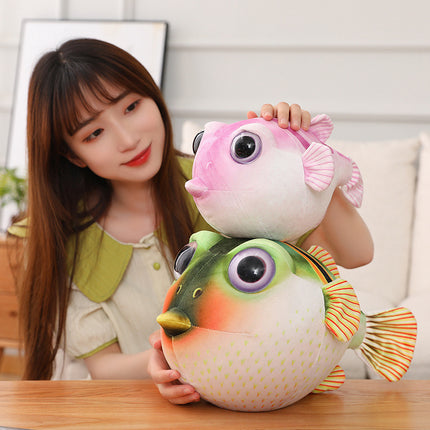 Plush Puffer Fish Doll Pillow – Soft & Adorable Stuffed Toy for Kids | Petpexi