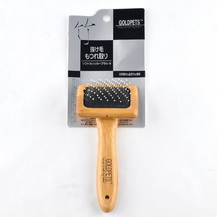 Pet Grooming Bamboo Wood Air Cushion Needle Comb – Eco-Friendly & Durable | Petpexi