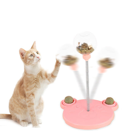 Interactive Pet Feeder Toy for Cats & Small Dogs – Suction Base, Mint Balls & Puzzle Design | petpexi.com