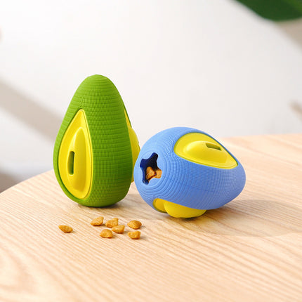 Dog Spills Ball Avocado Rubber Pet – Durable Chew Toy – www.petpexi.com