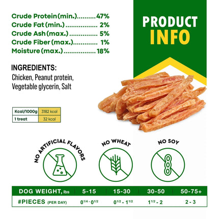 Beloved Pets Chicken Strips Dog Treats, Human-Grade, Grain-Free, 10.6 Oz-petpexi.com