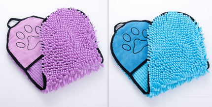 Super Absorbent Dog & Cat Bathrobe Towel – Quick-Drying Chenille Pet Towel | Petpexi