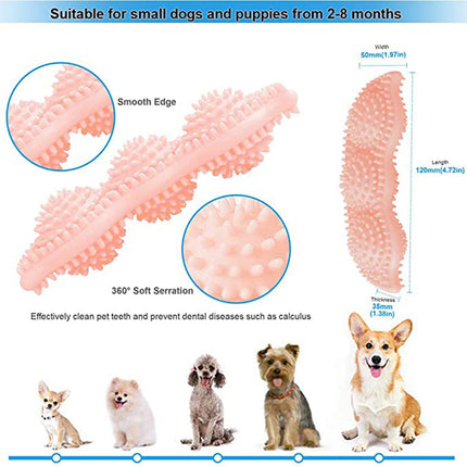Petpexi Green TPE Teeth Cleaning Dog Toy Stick - Bite Resistant
