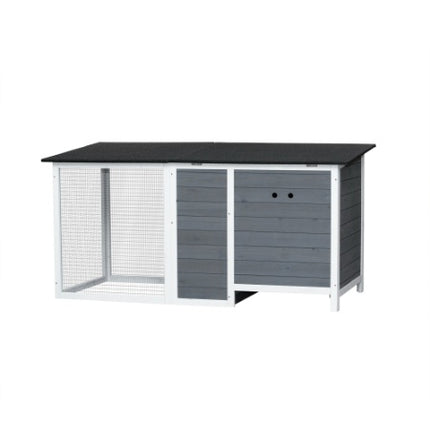 Outdoor Indoor Poultry Cage Small Animal House, Outdoor Chicken Hutch Coop with Running Cage