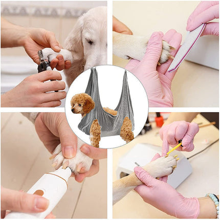 Pet Dog Cat Grooming Hammock Harness – Breathable Restraint Bag for Easy Grooming | Petpexi