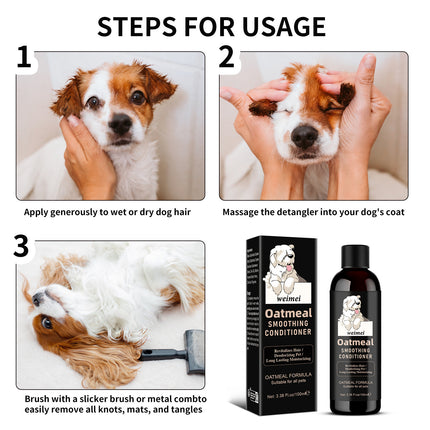 Pet Hair Conditioner & Moisturizing Nourishing Hair Shower Gel – 100ML | Petpexi