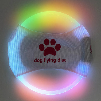 LED Luminous Flying Disc Dog Toy - Interactive Fetch & Training - Petpexi.com