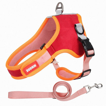 Saddle-Type Reflective Deerskin Dog Harness – Stretchable, Stylish & Durable | Petpexi
