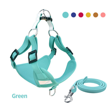 Reflective LED No-Pull Dog Harness & Leash Set – Comfortable & Adjustable | Petpexi