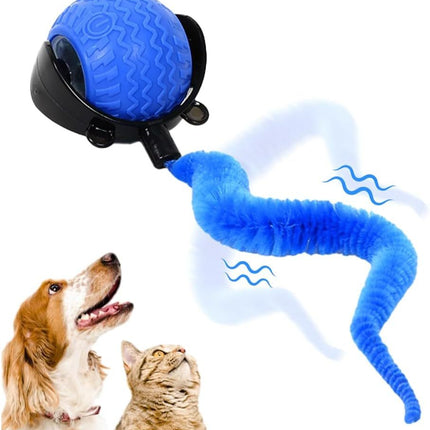 Interactive Cat Ball Toy with Cord Mouse, 2025 Smart Self-Rolling Pet Toy