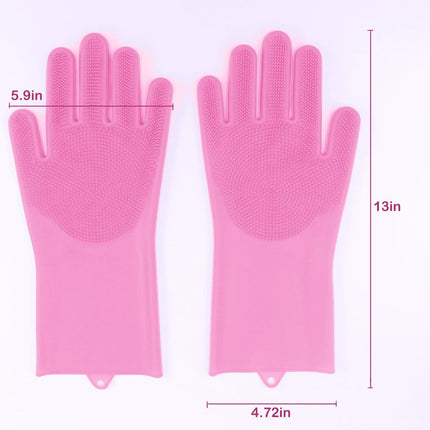 Durable Pet Grooming Gloves for Cats & Dogs – Enhanced Five Finger Design for Massaging & Bathing | Petpexi