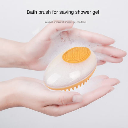 Dog Cat Bath Brush 2-in-1 Pet SPA Massage Comb – Soft Silicone Grooming & Shower Hair Cleaning Tool