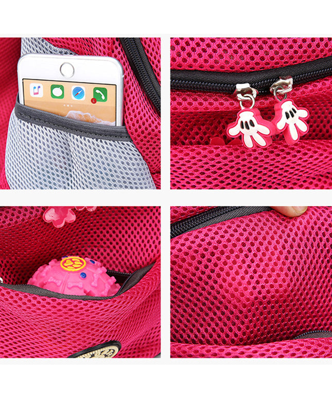 Portable Mesh Dog Carrier Backpack – Breathable & Secure Pet Travel Bag | Petpexi