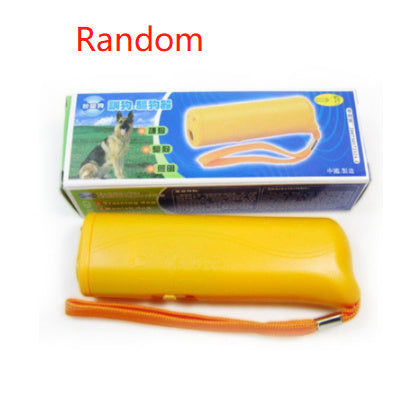3-in-1 Ultrasonic Dog Training Device with LED Flashlight – Anti-Bark & Repeller