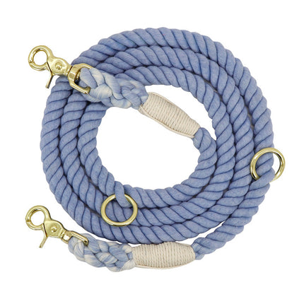 Multi-Color Cotton Pet Long Dog Leash – Durable Walking & Training Leash | petpexi.com