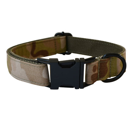 Camouflage Dog Leash & Collar Set – Stylish & Durable Polyester Pet Accessories | Petpexi