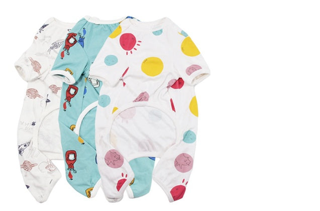 Autumn & Winter Cotton Dog Pajamas – Cozy Sleepwear for Small & Medium Dogs | Petpexi
