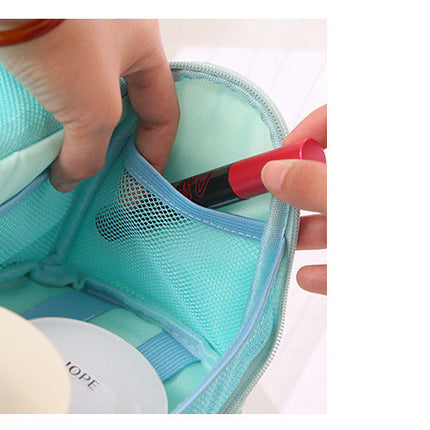 Large-Capacity Nylon Wash Bag – 4 Mesh Pockets & Double Zipper – Free USA Shipping