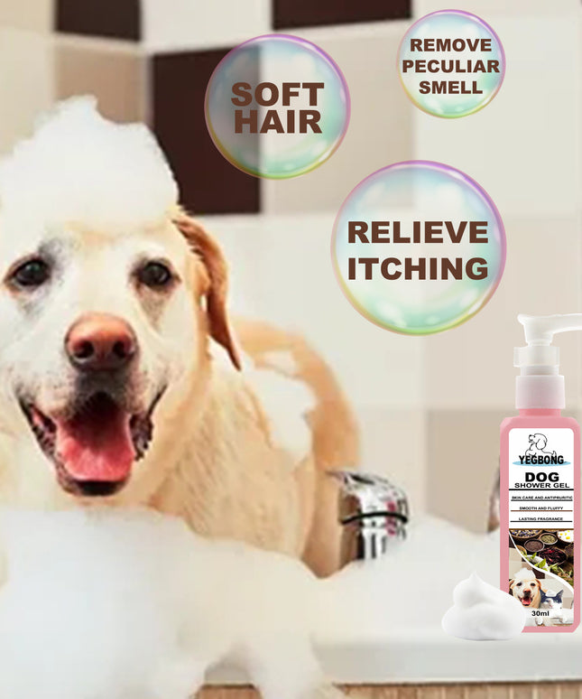 Dog Shampoo Shower Gel Deodorant 30ml – Moisturizing & Itch Relief | Petpexi