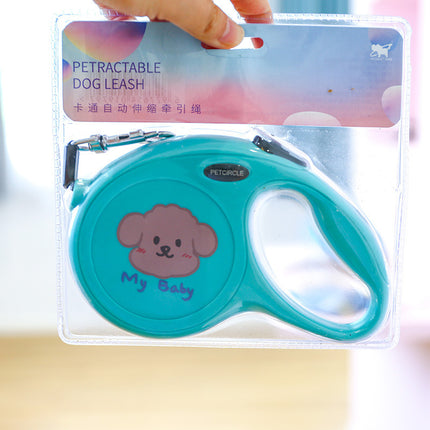 Cartoon Tractable Dog Leash 5m - Retractable Pet Leash for All Dogs - petpexi.com