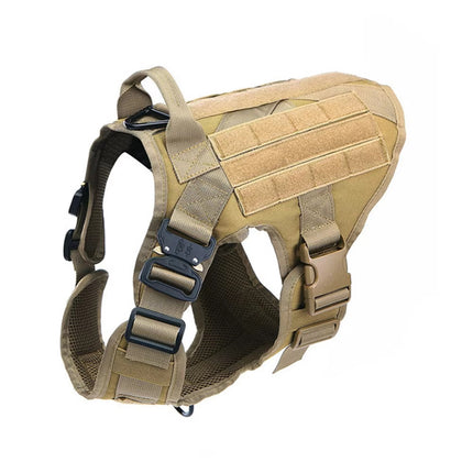 Luxury Tactical Dog Harness & Leash Set – 1000D Nylon Camouflage Chest Harness | Petpexi